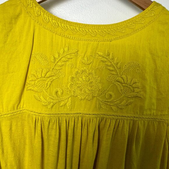 Cynthia Rowley Yellow Sleeveless Top Size Large - Picture 5 of 5